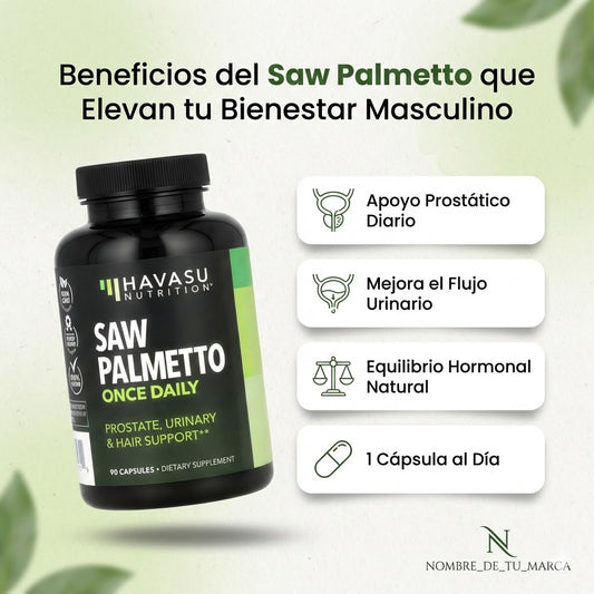 Elimina el ardor urinario y mejora tu salud prostática | Saw Palmetto®